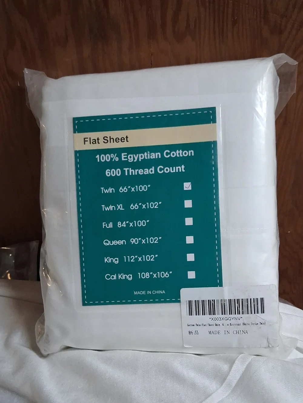 N/A cotton twin